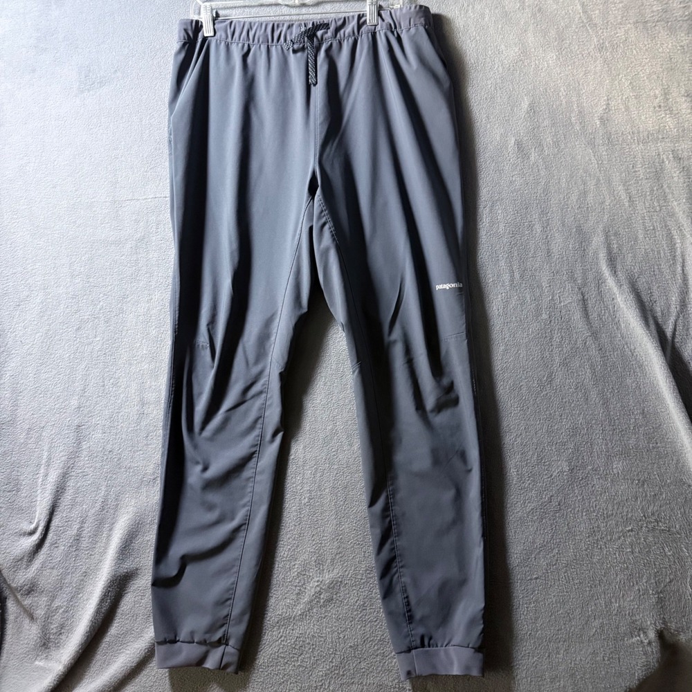 Patagonia Terrebonne Joggers Mens Large Smolder Blue Grey Ripstop Active Pants